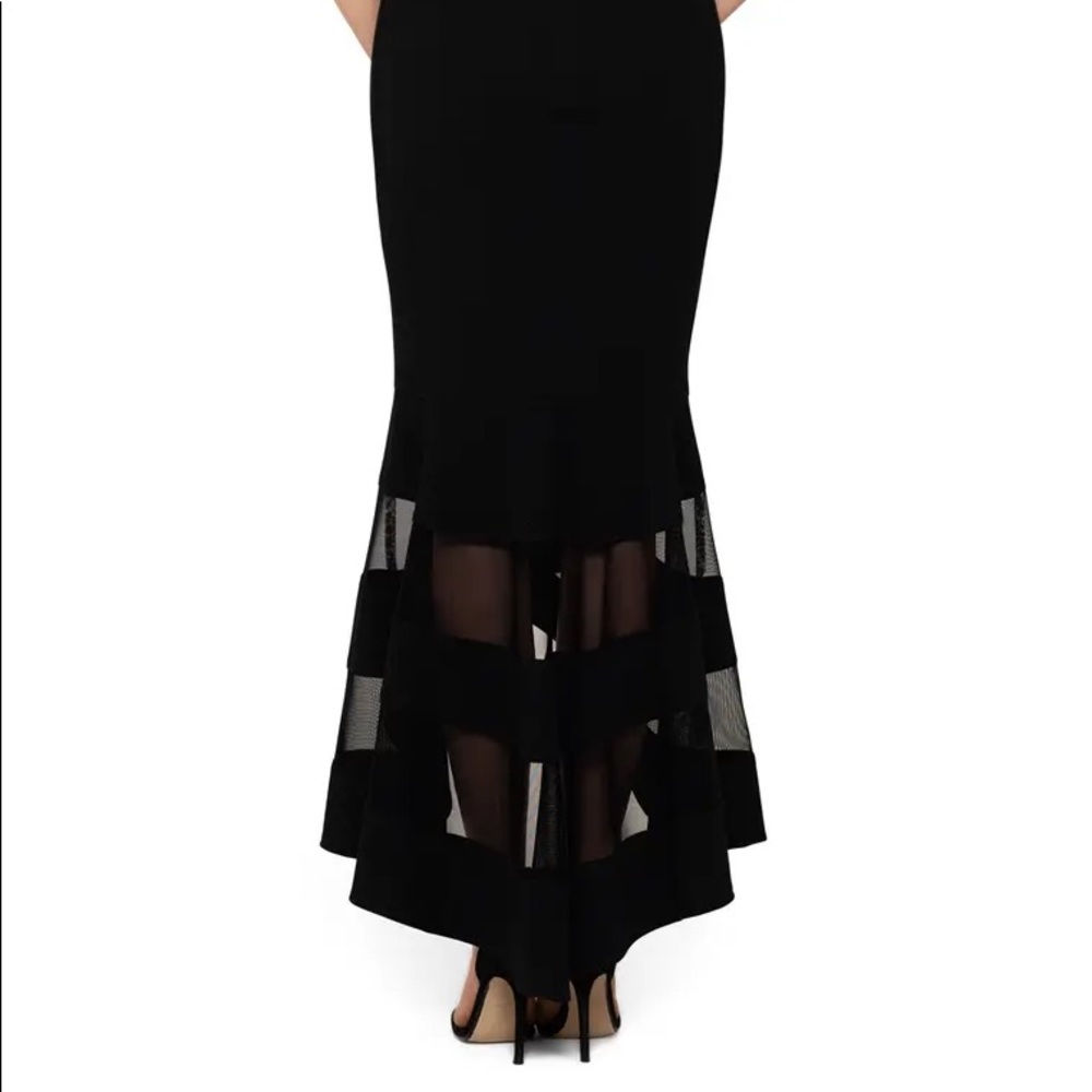 Off the Shoulder High/Low Flounce Dress